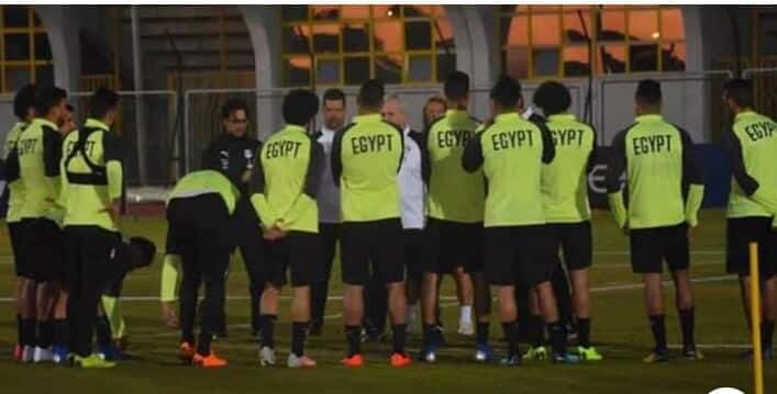 15لاعبا يشاركون في مران منتخب مصر الأول