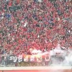 استمرار لمسلسل ناقوس الخطر جماهير الأهلي تهاجم الزمالك ومرتضى منصور فى مباراة شبيبة الساورة