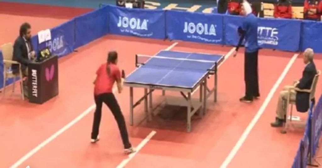 نهائى كأس مصر لتنس الطاولة سيدات انتهاء الشوط الثانى بين الاهلى والزمالك