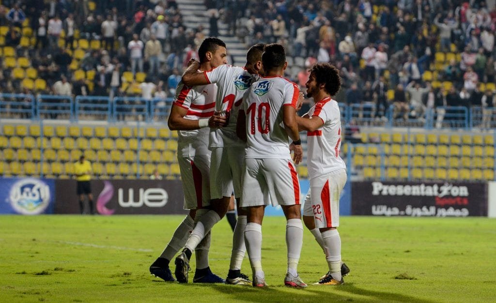 الزمالك يفوز على فريق بترو أتلتيكو