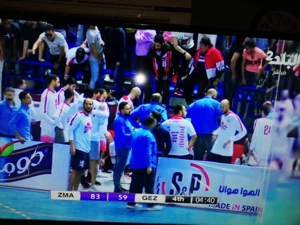 الزمالك بطل الدوري في كرة السله