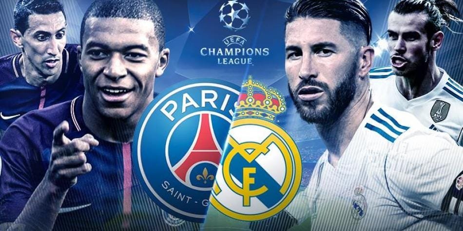 باريس سان جيرمان وريال مدريد بث مباشر