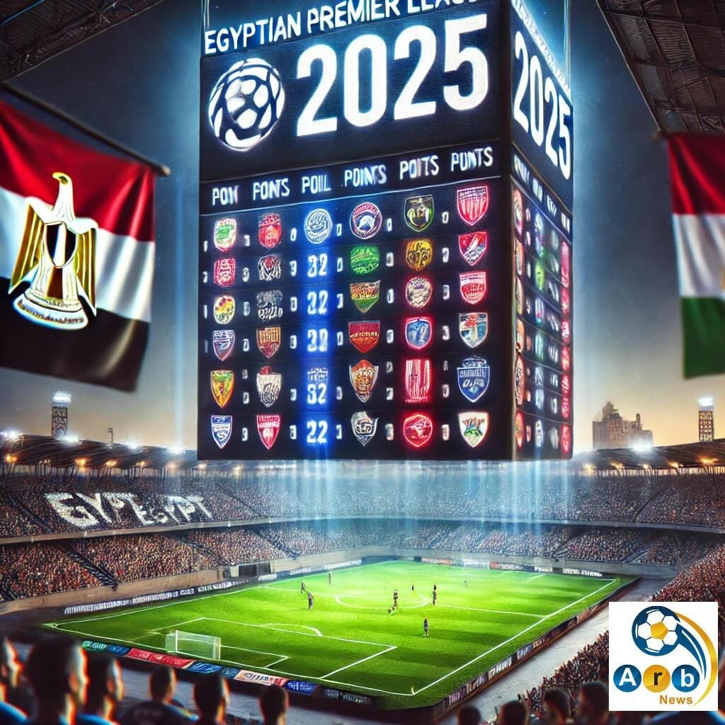 ترتيب الدوري المصري 2025