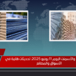 أسعار الحديد والأسمنت اليوم 11 يونيو 2025: تحديثات هامة في الأسواق والمصانع