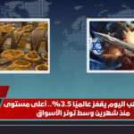 سعر الذهب اليوم يقفز عالميًا 3.5%.. أعلى مستوى منذ شهرين وسط توتر الأسواق