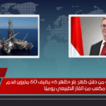 قفزة إنتاجية ضخمة من حقل ظهر بئر «ظهر 6» يضيف 60 مليون قدم مكعب من الغاز الطبيعي يوميًا
