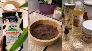 سنفرة الجسم بالقهوة