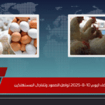 أسعار الفراخ البيضاء اليوم 10-8-2025 تواصل الصعود وتفاجئ المستهلكين