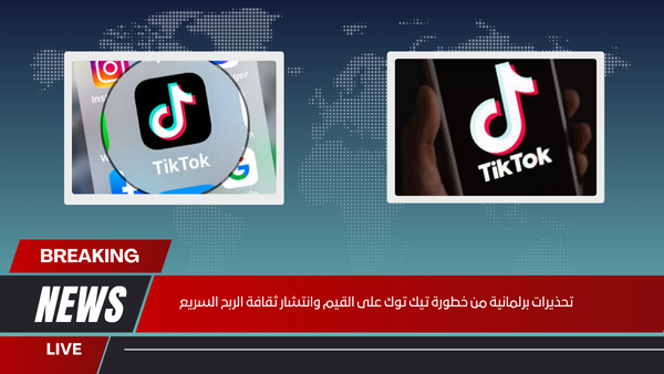 تحذيرات برلمانية من خطورة تيك توك على القيم وانتشار ثقافة الربح السريع