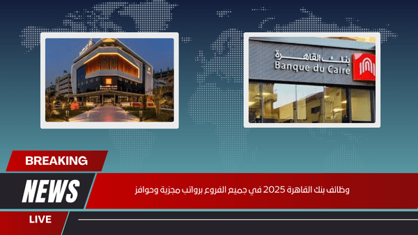 وظائف بنك القاهرة 2025 في جميع الفروع برواتب مجزية وحوافز