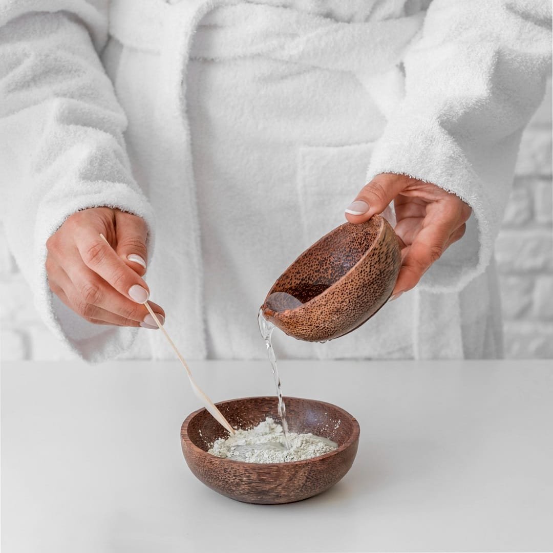 خلطات النشا لفرد الشعر المجعد