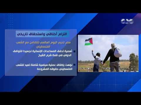 مصر تحيي اليوم العالمي للتضامن مع الشعب الفلسطيني